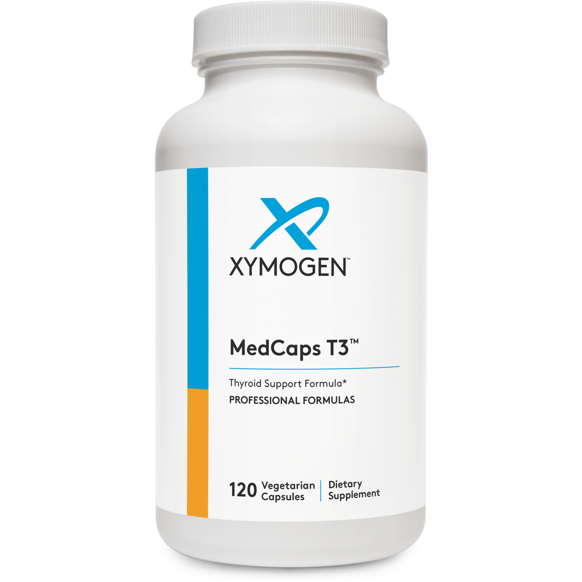Xymogen, MedCaps T3™ 120 Capsules UPC 871149000448 | HiLife Vitamins